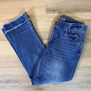 Democracy "Ab"solution Double Fray Hem Ankle Jeans | Size 8